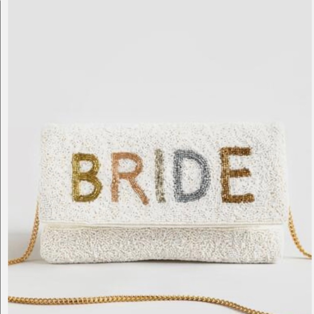 Bride Sequin Clutch Purse
